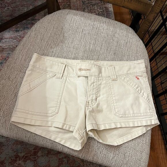 Abercrombie Kids Vintage Khaki Shorts Size 12 - Picture 1 of 6